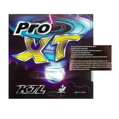 KTL Pro XT Pips-In Table Tennis Pingpong Rubber with Sponge