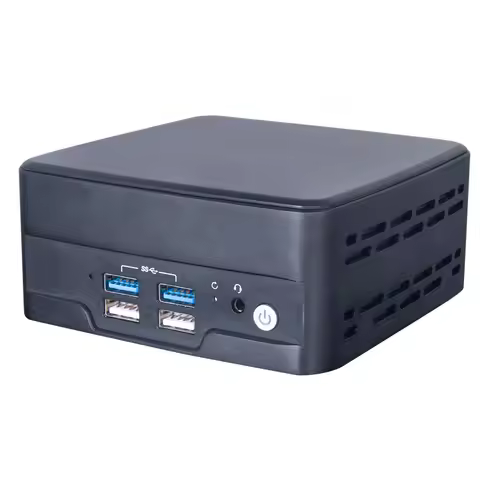 Piesia Small AMD Mini PC 16gb 7940HS 8845HS 7840HS 7735HS 2 LAN 2*DDR5 2*HD/Type-C Home Office Schoo