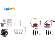 1Set 29X29Mm Camera Pan/Tilt Stand With 2PCS 9G Steering Gear Fit For RC FPV Drone (A)