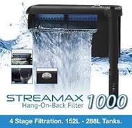 [Resun] STREAMAX Hang-On-Back Aquarium Fish Tank Filter 1000L/H