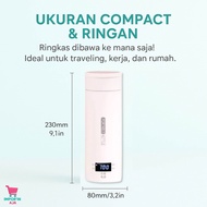 Imporin Aja Teko listrik mini 300w stainless steel | Electric kettle pemanas air portable | Termos