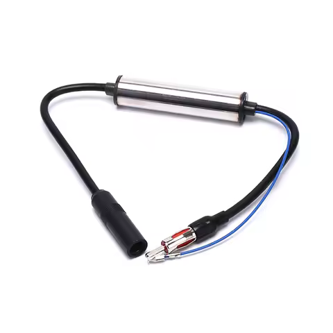 Car Antenna Cable FM Antenna Signal Amplifier Antenna Signal Amplifier Plug Radio FM Inline Signal A