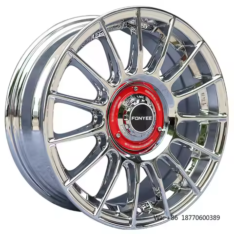 Fonyee New Chrome Aluminum Alloy Wheels 16" Casting 4x100/108 Racing Passenger Car for /Vitz for Fit