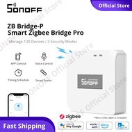 SONOFF ZB Bridge-P Zigbee Bridge Pro สมาร์ท Zigbee Gateway Hub Wi-Fi และ Zigbee 3.0 เกตเวย์ไร้สายแบบโปรโตคอลคู่พร้อมระบบเตือนภัยการรักษาความปลอดภัยภายในบ้านอัจฉริยะ eWeLink APP จัดการอุปกรณ์ย่อย Zigbee