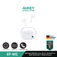 AUKEY EP-M2 สีขาว หูฟังบลูทูธ หูฟังไร้สาย Move Air TWS Driver 13mm. Bluetooth 5.3 IPX4 True Wireless รุ่น EP-M2