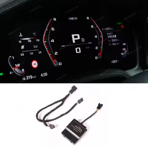 For BMW M Track Emulator BDC3 Code Sports Mode Dashboard Theme ID7 Instrument Universal Module G Ser