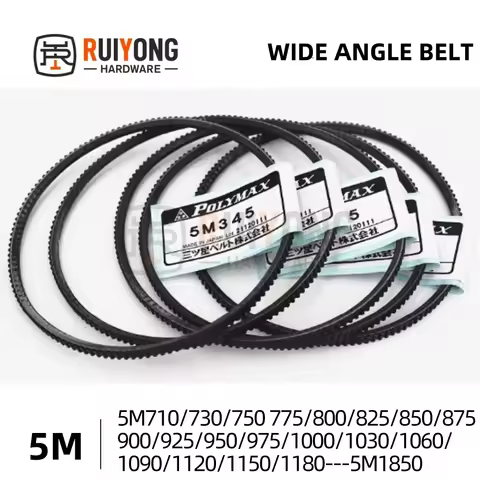5M Wide angle belt PU V-belt 5M710 730 750 775 800 825 850 875 900 925 950 975 1000 1030 1060 1090 1
