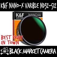 [BMC] K&F Concept Nano-X Variable Neutral Density ND32-512 Fader (No Cross X) Filter 49/52/55/58/62/