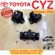 Engine Mounting Set TOYOTA AVANZA F602, F652 1.5, RUSH F700