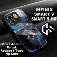 HP Glossy glitter Softcase for type INFINIX SMART 9/INFINIX SMART 9 HD Anime Motif/case infinix smar
