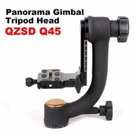 QZSD Q45  By Mastersat  Professional 360-degree Panorama Gimbal Tripod Head Bird-Swing Quick Release