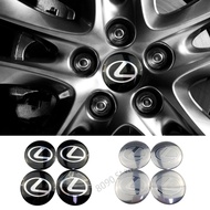 4PCS 56mm 60mm 65mm Car Wheel Center Hub Cap Emblem Sticker For Lexus NX300h NX NX200T RX350 RX200T