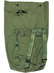 美軍公發 Duffel Bag 行李袋 水兵袋 大型移防背包 尼龍材質 綠色