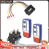 Wireless Remote Control Winch Kit 12V 250A As Shown Plastic+Metal Solenoid Relay Contactor+ 2Pcs Wir