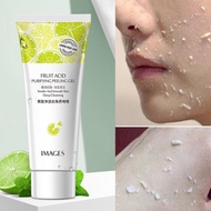 IMAGES Face Lime Scrub Advanced Fruit Lemon Acid Exfoliation Skincare Exfoliating