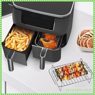 [IniyexaMY] Air Fryer Skewer Rack Air Fryer Rack Kits for Air Fryer Oven Oven Microwave