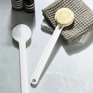 日本霜山 長柄軟毛沐浴刷/搓澡刷背去角質刷