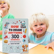 Coloring Cartoon Books for Kids 300 Drawings of Adorable Things Preschool Gifts for Girls and Boys