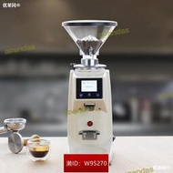 綠融意式磨豆機 電動咖啡豆研磨機 全自動家商用磨粉平行定量直出