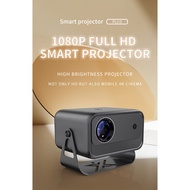 4K Projector 360° Flip Smart Projector Android 9 For Phone&Tablet Laptop Full HD 1080P Home Theater 