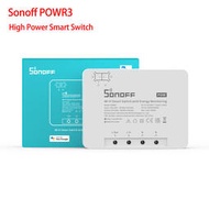 新SONOFF Pow R3 25A wifi智能遠程電力監測電量統計功率計量開關