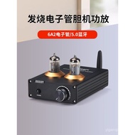 BRZHIFI Tube Amplifier TPA-6A2 Fever HiFi Digital Power Amplifier Bluetooth 5.0 Small Household Audi