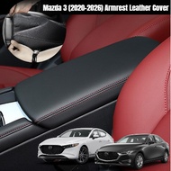 Mazda 3 (2020-2026) Armrest Leather Cover Mazda 3 Liftback Armrest Cover Accessories