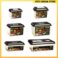 Exo Terra reptile Faunarium Flat Home tank Desert Den Large temporary housing or quarantine for smal