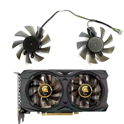 New 75MM 4PIN RTX2060 2070 GPU Fan for Manli RTX2070 RTX 2060 Super 8G Gallardo graphics card coolin