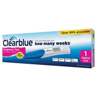 Clearblue Pregnancy Test ( Digital with Weeks Indicator / Easy ) ( 1 test )
