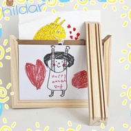 HLAR Photo Frame, Changeable Wall Decoration Wooden Kids Art Frame, Creative Memorial Family Portrai
