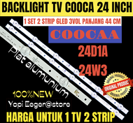 BACKLIGHT TV LED COOCAA 24" INCH 24D1A 24W3 BACKLIGHT TV 24" INCH