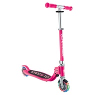 GLOBBER Globber Flow Foldable Junior Lights 2-Wheels Kick Scooter for Toddlers - Fuchsia