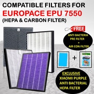 Europace EPU7550 Compatible air purifier Filters- Homelabz