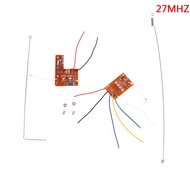 4Ch 27 Mhz Pengendali Jarak Jauh Papan Sirkuit Pcb Pemancar Menerima