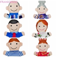 FRANCESCO Hand Puppets For Family Members, Cloth Family Members Family Members Hand Puppets, Adorable Stuffed Toy Interactive Cloth Adorable Figures Puppets Kids Gift
