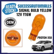 Lampu Mentol Kuning Signal Sisi Proton X50 X-50 Yellow Amber 12V 16W T15 T16 Side Signal Light Lamp 