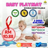 Baby Mat (180/200 & 180/100 &180/150cm) XPE Double Sided Playmat Baby Tikar Kids Foldable Crawling A