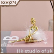 KOQZM Ballerina bức tượng Nhựa Bộ sưu tập statuette Múa Ba Lê Vũ Công điêu khắc Ballet cô gái bức tư