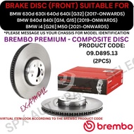 BREMBO GENUINE DISC ROTOR (FRONT) FOR BMW 630d 630i 640d 640i [G32] / 840d 840i [G14, G15] / i4 [G26