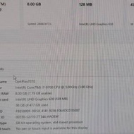 Dell OptiPlex 7070 i7-9700 CPU 電腦