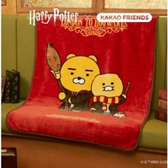 🎀【In Stock】2024 Harry Potter x KAKAO FRIENDS Blanket