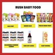 RUSH BABY FOOD For 6 Month Seasoning Powder Rice Puff Kids Soy Sauce Makanan Bayi 6 Bulan Ke Atas
