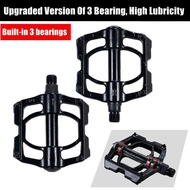 Du1 Bicycle Pedal 3 Sealed Bearing Smooth Road Bike Pedal 1 Pair Aluminium Alloy Mountain bike pedal Bicycle Accessories