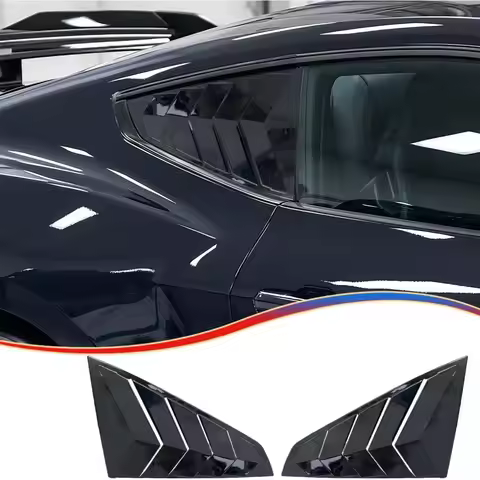 For 24+ Ford Mustang Blinds MUSTANG Modified Blinds Rear Side Window Decorative Strips