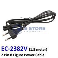 1.5 Meter Euro Plug Electric AC Extension Cord 2 Pin 8 Figure Power Cable - EC-2382V