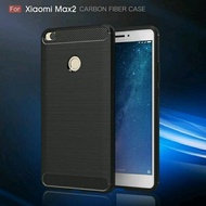 XIAOMI MI MAX 1 / MI MAX 2 / MI MAX 3 IPAKY Carbon Sarung Fiber Softcase Silikon Rugged Armor Casing