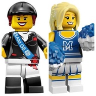 LEGO Minifigure 8909 Team GB 英國 倫敦 奧運 限量版 人仔 series-1-cheerleader  啦啦隊