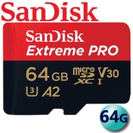 SanDisk 64GB 64G Extreme PRO MicroSDXC TF U3 V30 A2 Memory Card [Ready Stock]