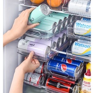 Refrigerator Beer Drink Storage Box Organize The Shelves Kitchen Home Double Drawer Storage Box Cans